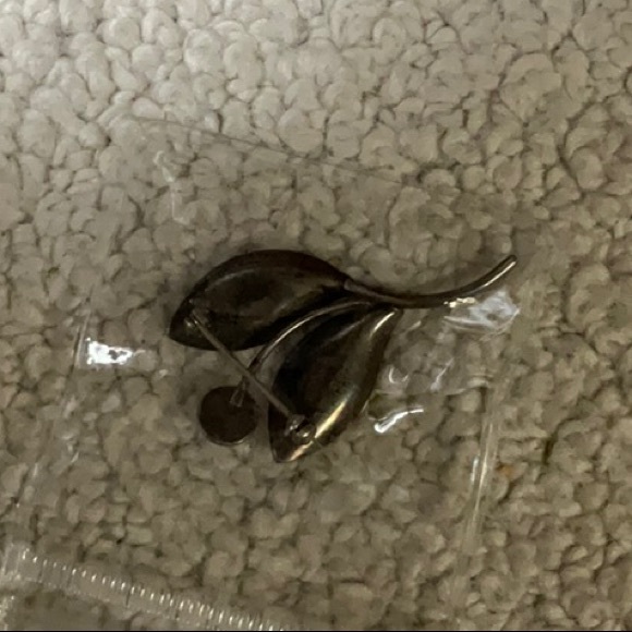 A&K Aare and Krogh Denmark Modernist MCM Sterling Flower Brooch Pin - Picture 10 of 11